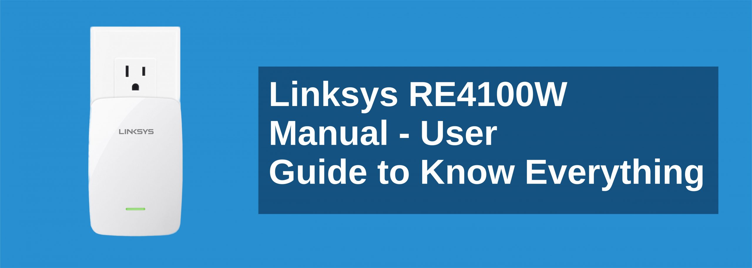 Linksys RE4100W Manual