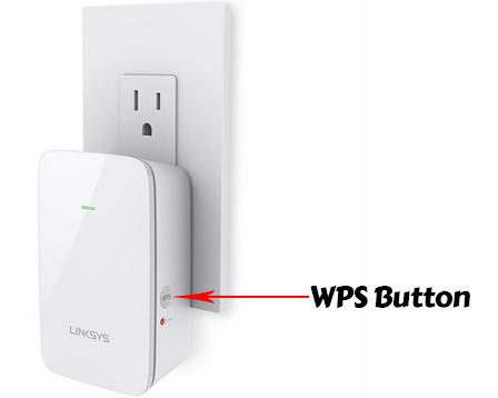 Connect-Linksys-Extender-wps-button
